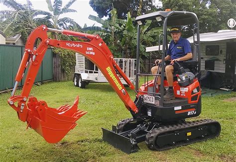 mini excavator hire cairns|mgh excavations.